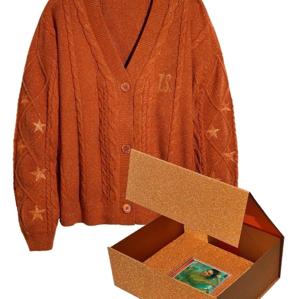 Taylor Swift Life of a Showgirl Sweater and CD box set
